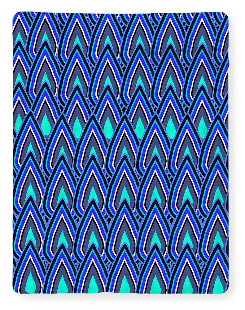 Teardrops In Blue - Blanket