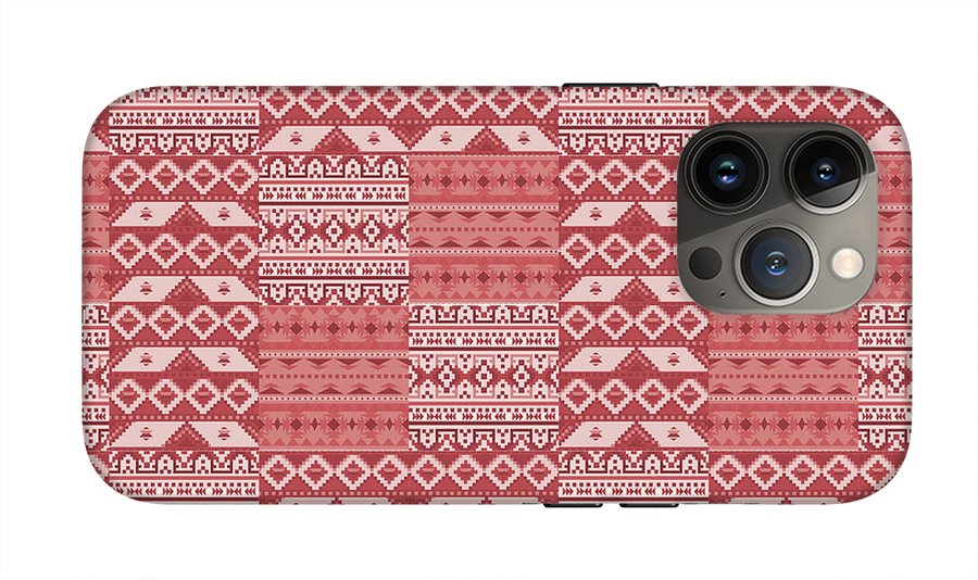 Terra Cotta Southwest Patchwork - Phone Case