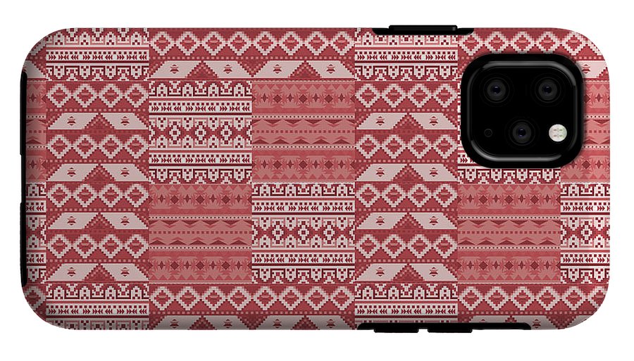Terra Cotta Southwest Patchwork - Phone Case