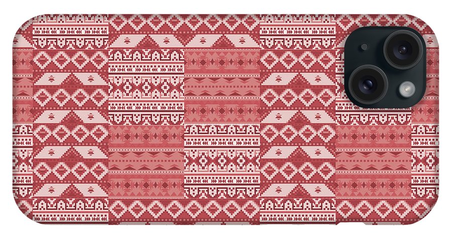 Terra Cotta Southwest Patchwork - Phone Case