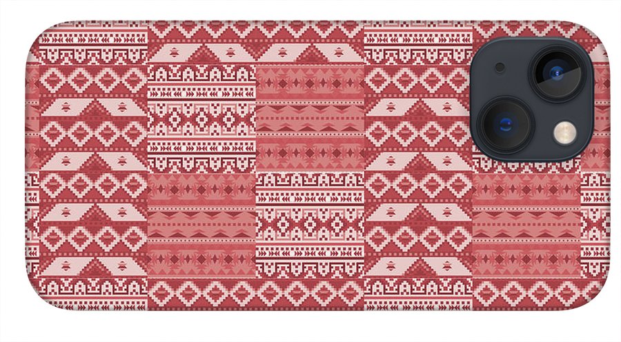 Terra Cotta Southwest Patchwork - Phone Case