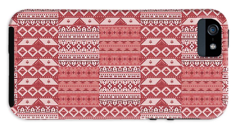 Terra Cotta Southwest Patchwork - Phone Case