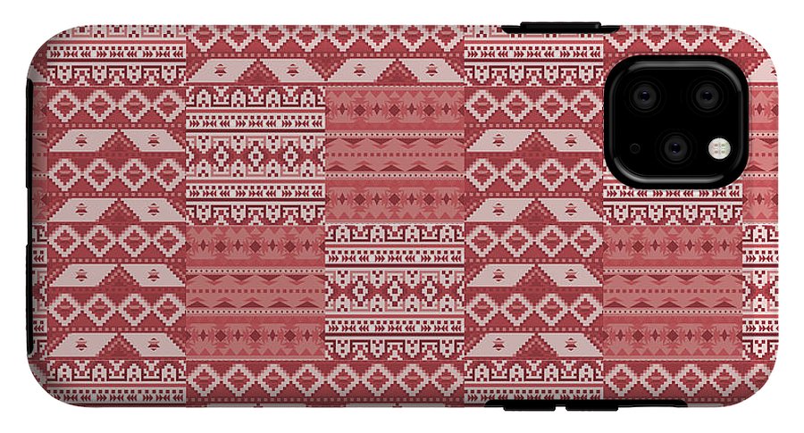 Terra Cotta Southwest Patchwork - Phone Case