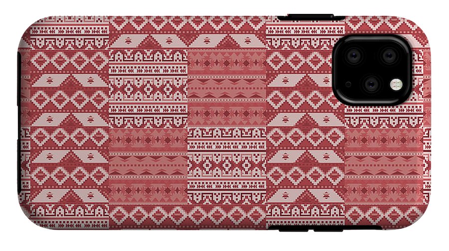 Terra Cotta Southwest Patchwork - Phone Case