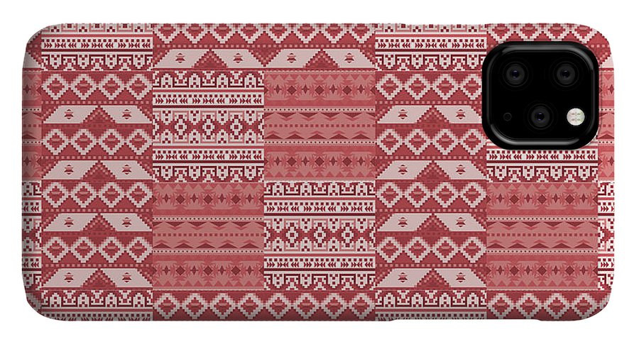 Terra Cotta Southwest Patchwork - Phone Case