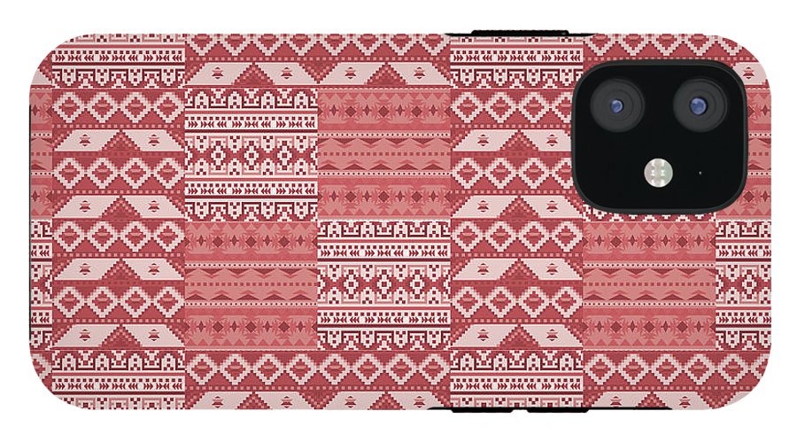 Terra Cotta Southwest Patchwork - Phone Case