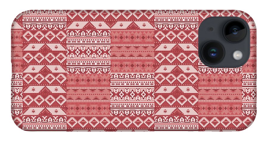 Terra Cotta Southwest Patchwork - Phone Case