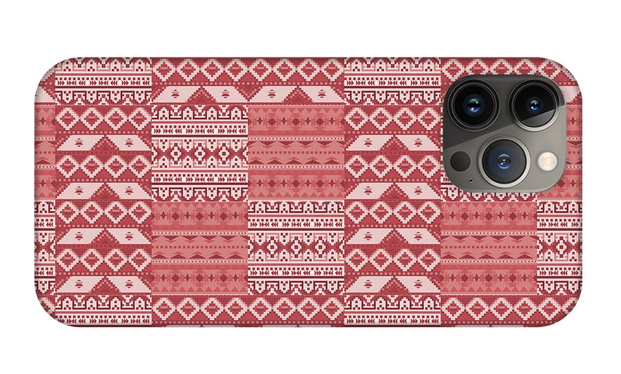 Terra Cotta Southwest Patchwork - Phone Case