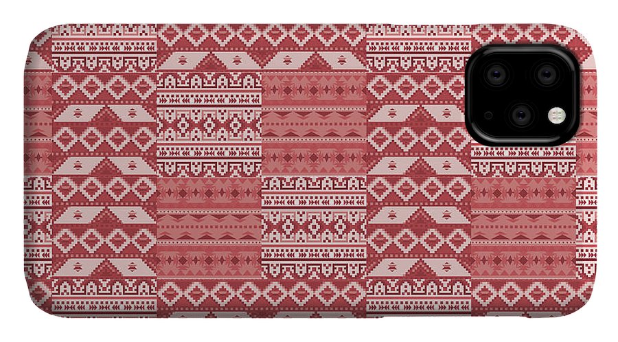 Terra Cotta Southwest Patchwork - Phone Case
