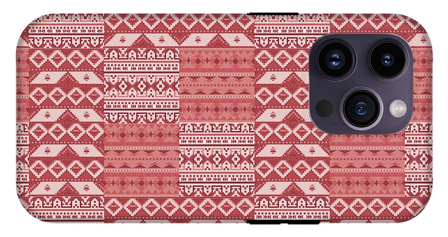 Terra Cotta Southwest Patchwork - Phone Case