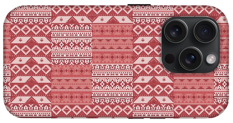 Terra Cotta Southwest Patchwork - Phone Case