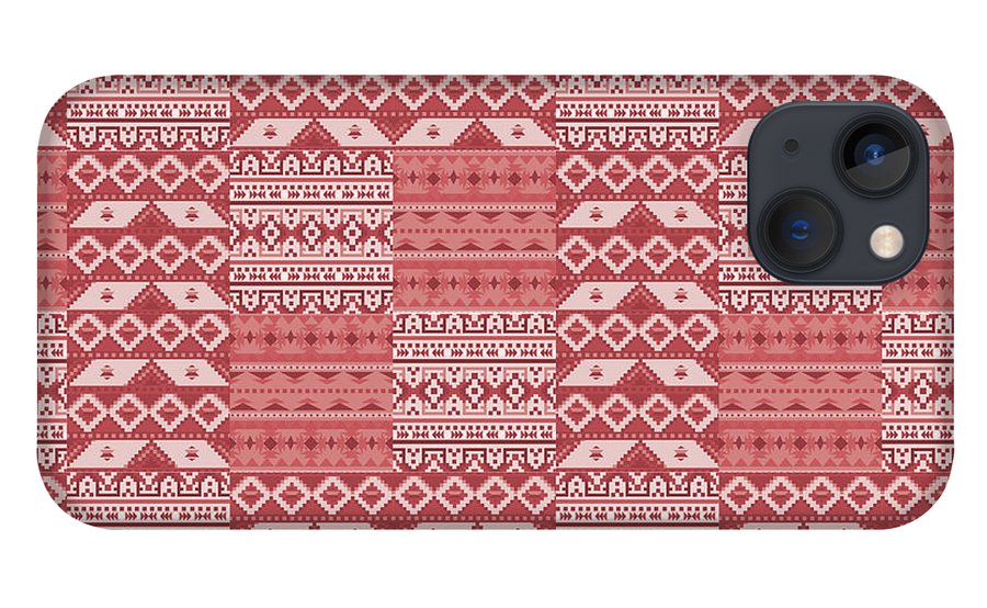 Terra Cotta Southwest Patchwork - Phone Case