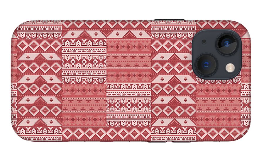Terra Cotta Southwest Patchwork - Phone Case