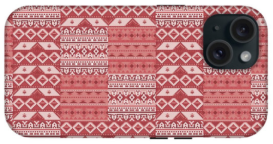 Terra Cotta Southwest Patchwork - Phone Case