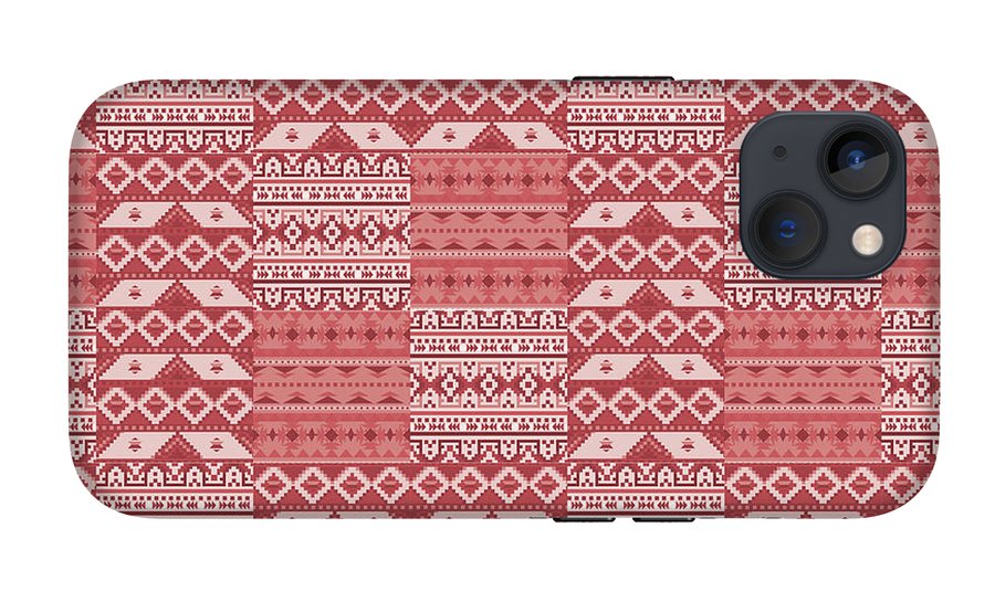 Terra Cotta Southwest Patchwork - Phone Case