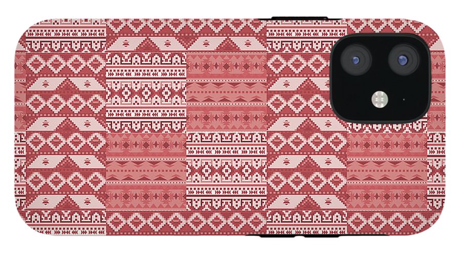 Terra Cotta Southwest Patchwork - Phone Case