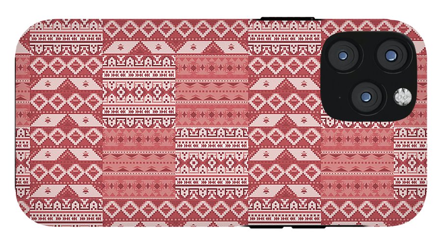 Terra Cotta Southwest Patchwork - Phone Case