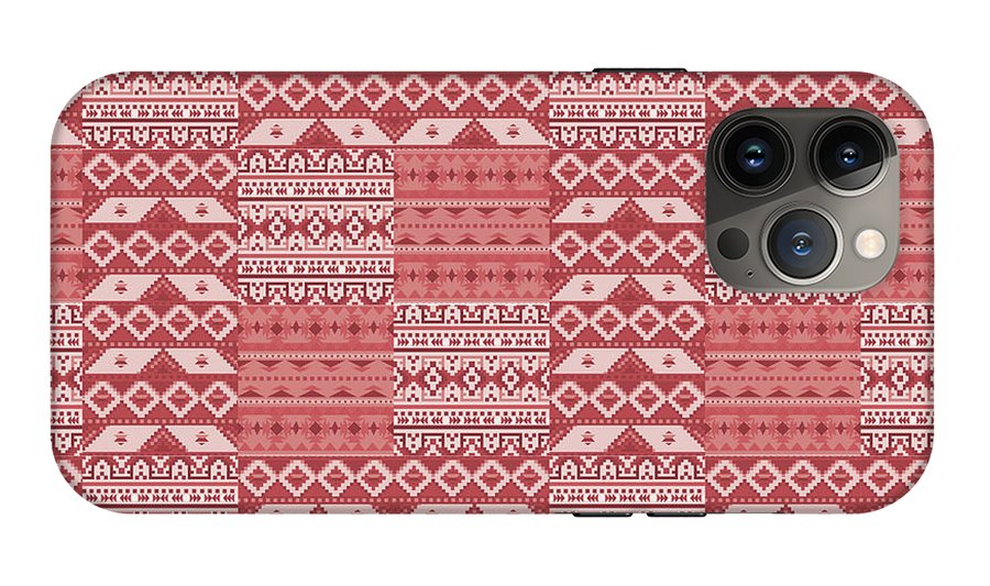 Terra Cotta Southwest Patchwork - Phone Case