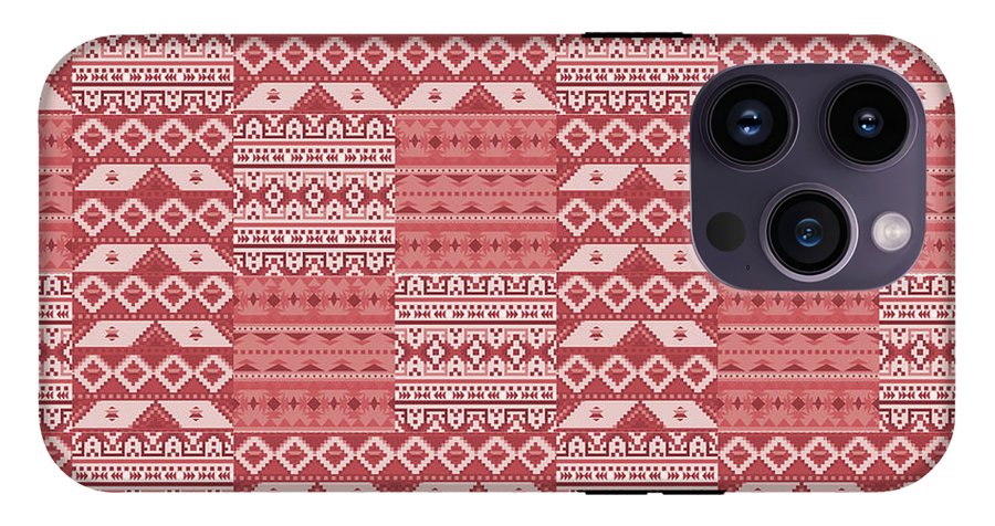 Terra Cotta Southwest Patchwork - Phone Case
