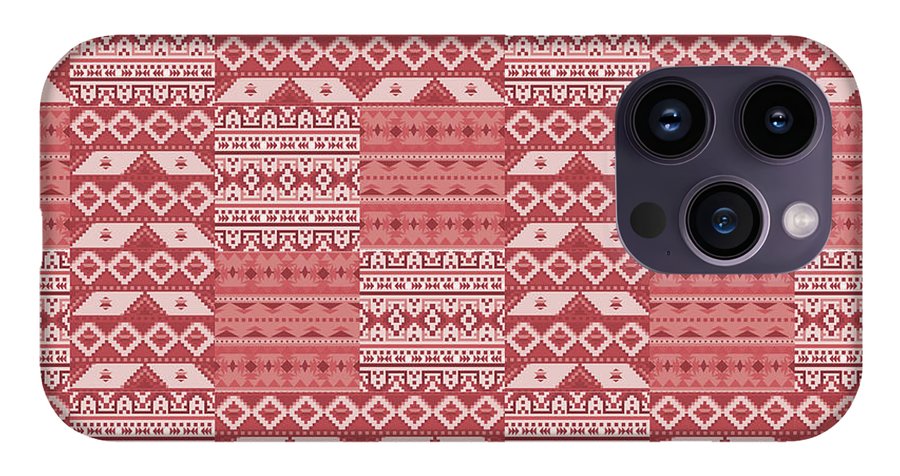 Terra Cotta Southwest Patchwork - Phone Case