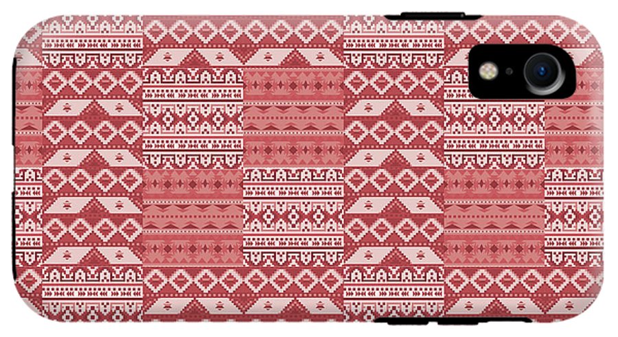 Terra Cotta Southwest Patchwork - Phone Case