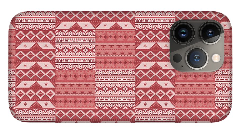 Terra Cotta Southwest Patchwork - Phone Case