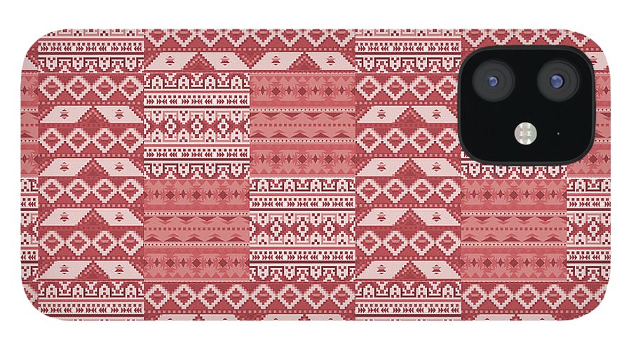 Terra Cotta Southwest Patchwork - Phone Case
