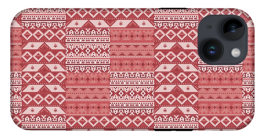 Terra Cotta Southwest Patchwork - Phone Case