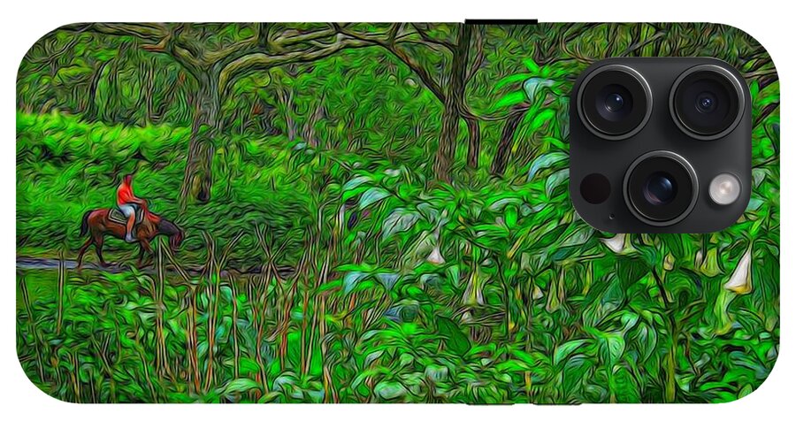 The Crossing By The Trees - Phone Case