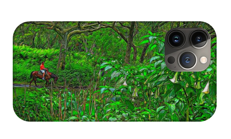 The Crossing By The Trees - Phone Case