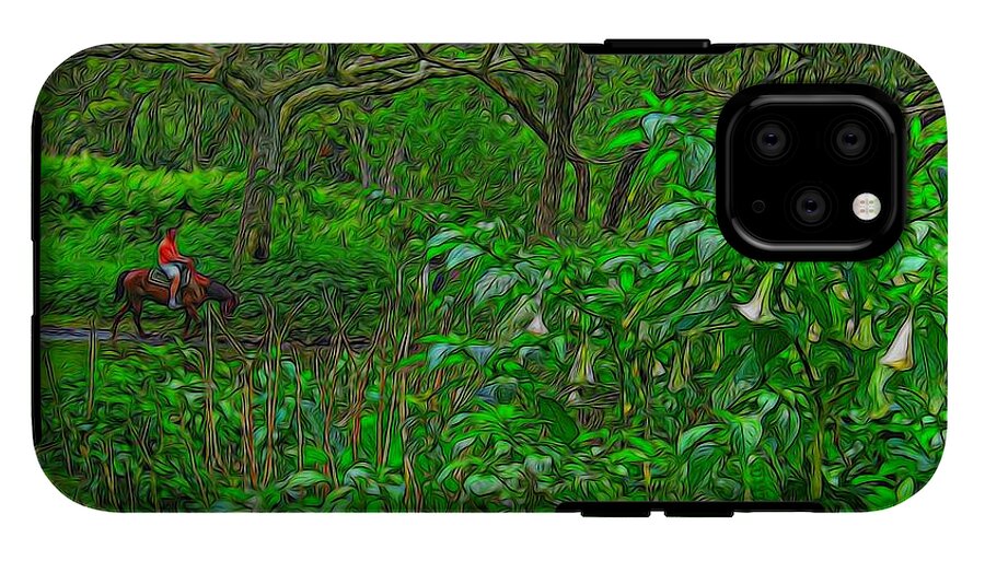 The Crossing By The Trees - Phone Case