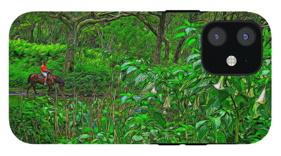 The Crossing By The Trees - Phone Case