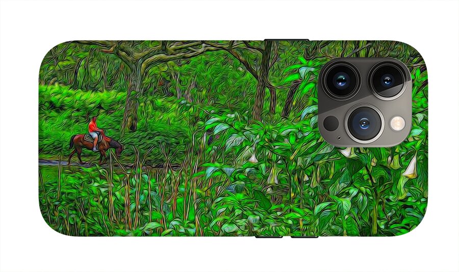 The Crossing By The Trees - Phone Case