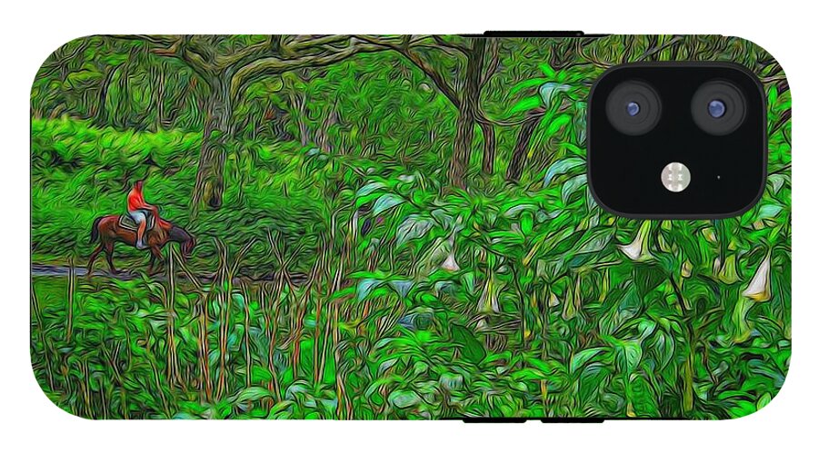 The Crossing By The Trees - Phone Case