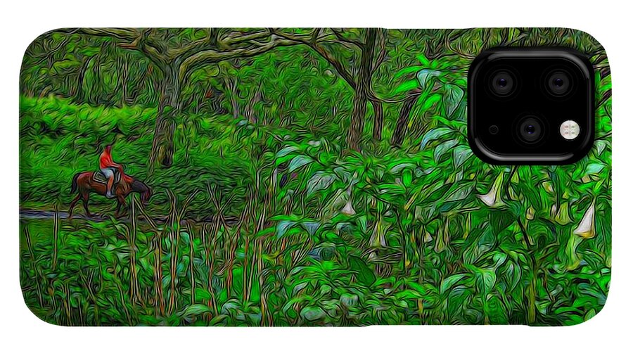 The Crossing By The Trees - Phone Case
