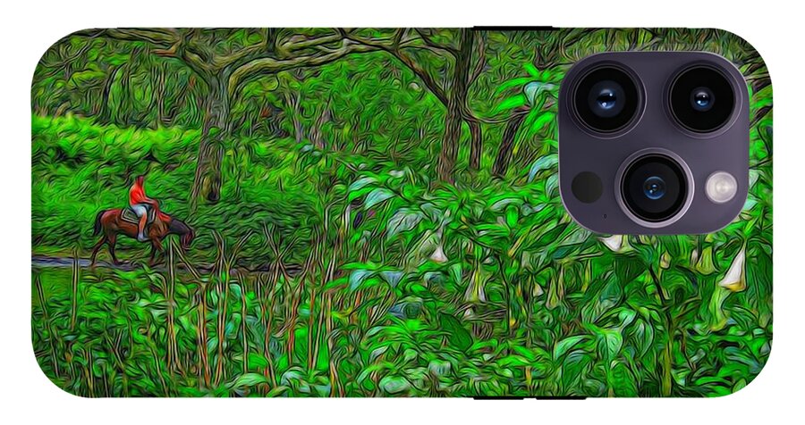 The Crossing By The Trees - Phone Case