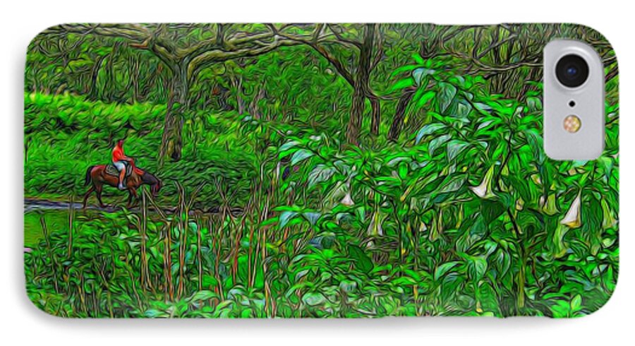 The Crossing By The Trees - Phone Case
