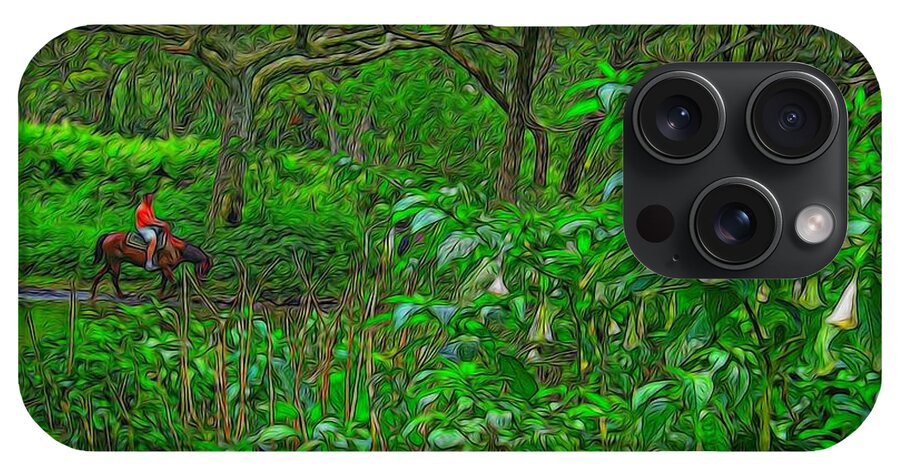 The Crossing By The Trees - Phone Case