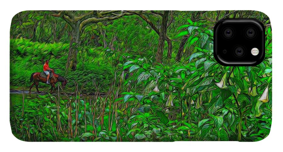 The Crossing By The Trees - Phone Case