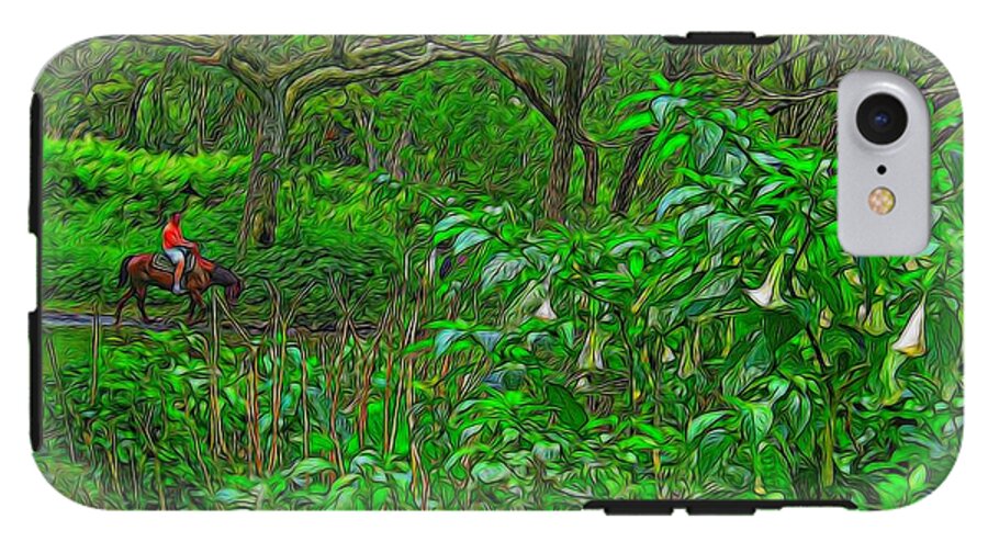 The Crossing By The Trees - Phone Case