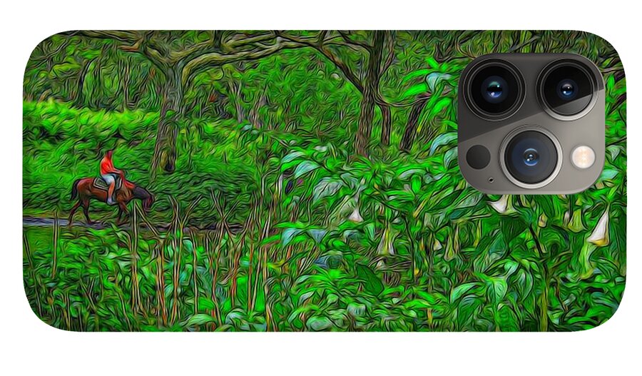 The Crossing By The Trees - Phone Case