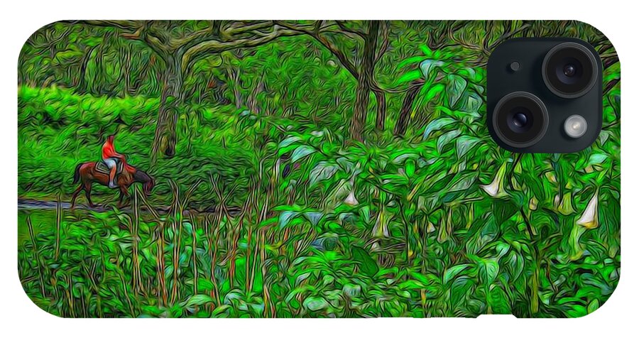 The Crossing By The Trees - Phone Case