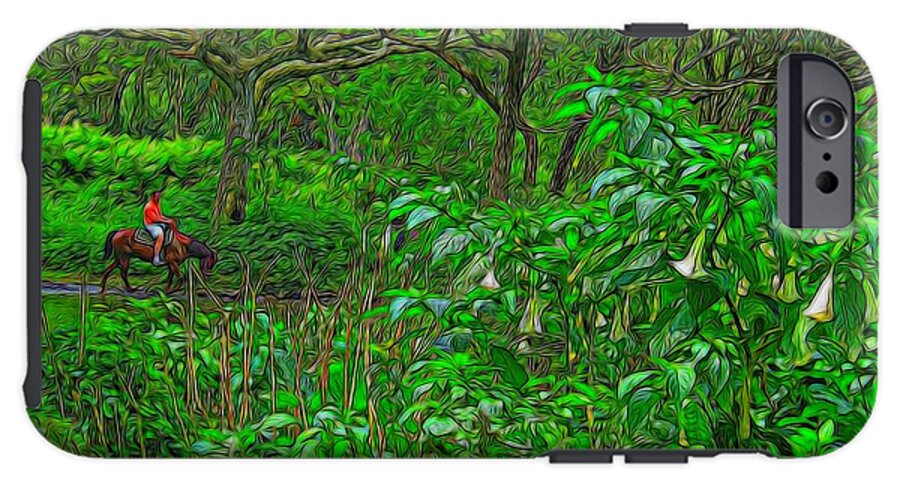 The Crossing By The Trees - Phone Case