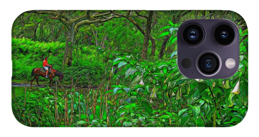 The Crossing By The Trees - Phone Case