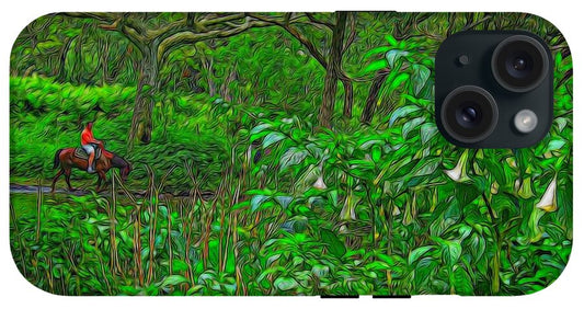 The Crossing By The Trees - Phone Case