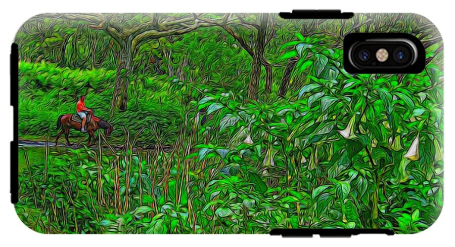 The Crossing By The Trees - Phone Case