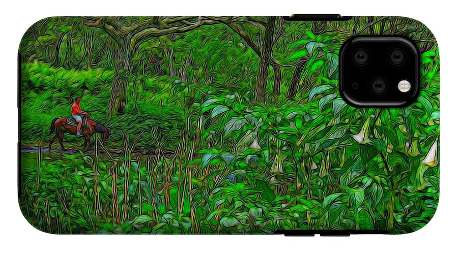 The Crossing By The Trees - Phone Case