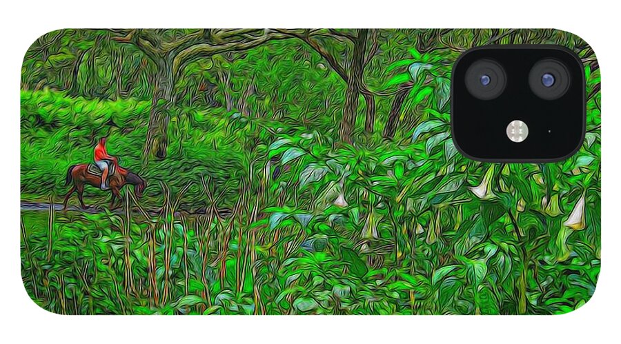 The Crossing By The Trees - Phone Case