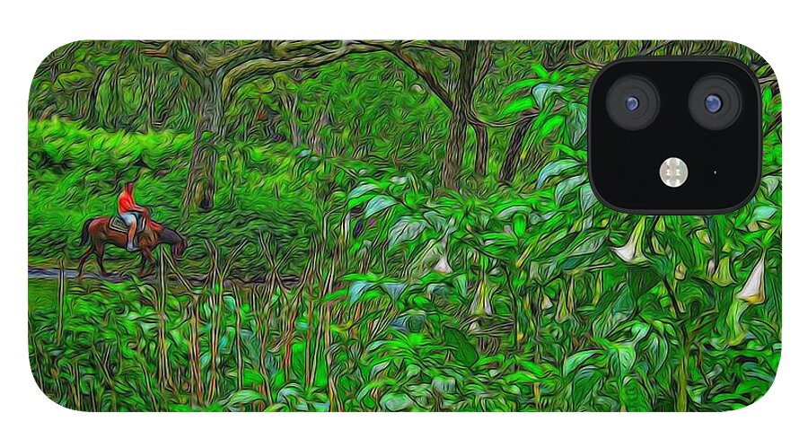 The Crossing By The Trees - Phone Case