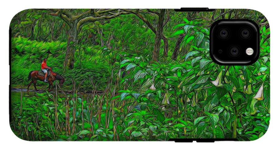 The Crossing By The Trees - Phone Case